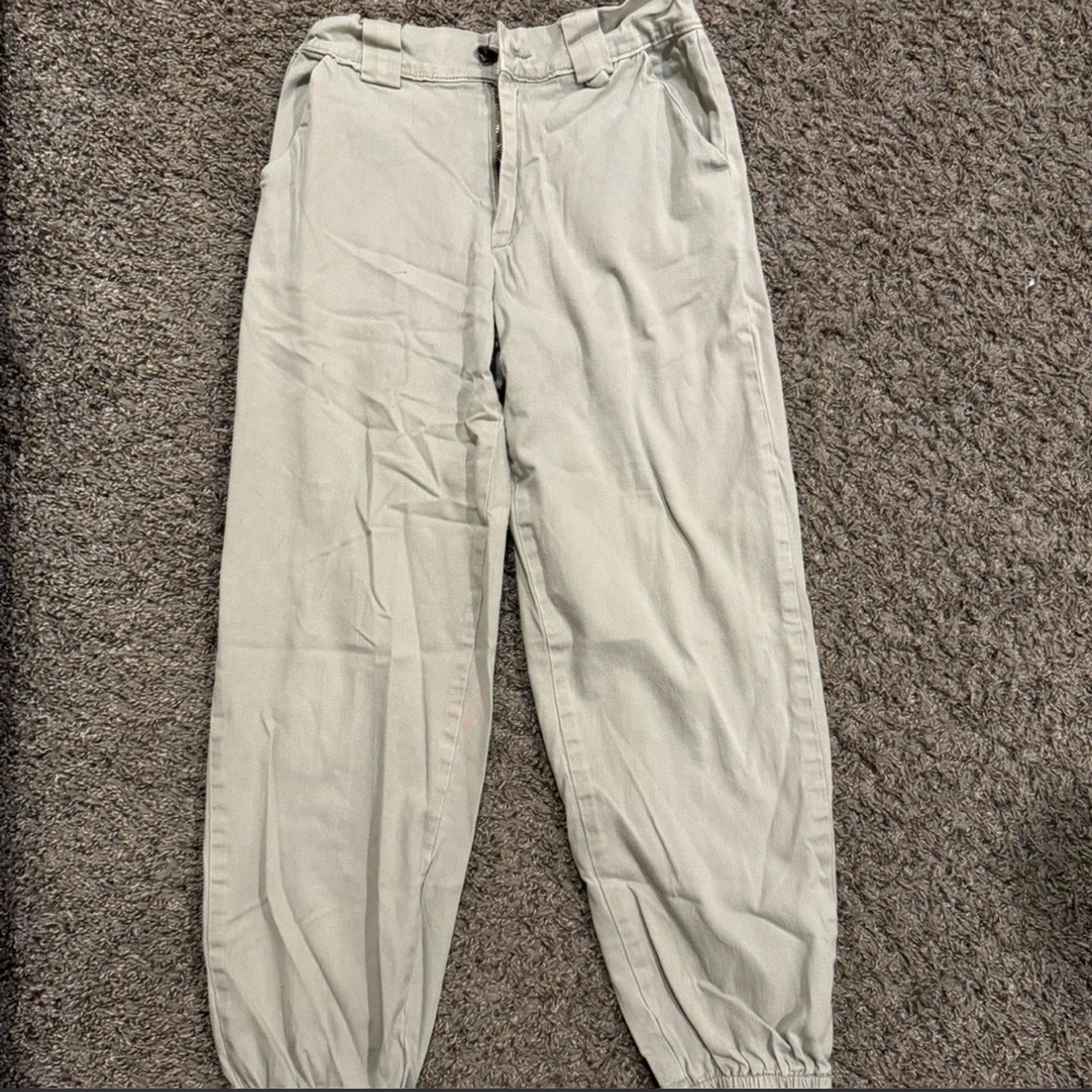 Casual Beige Pants